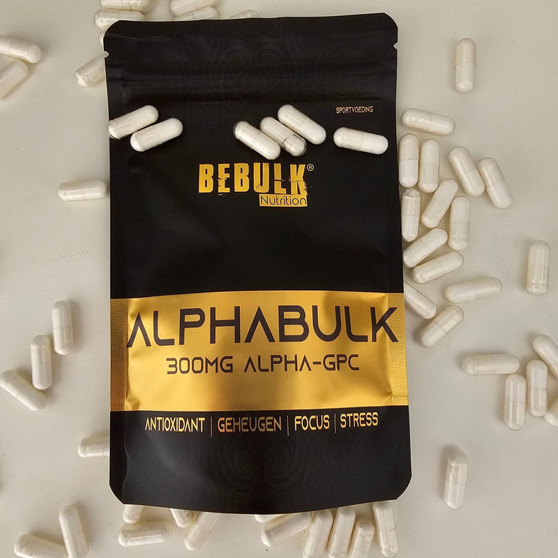 AlphaBulk - Alpha-GPC 300mg - Vegan - BeBulk Nutrition