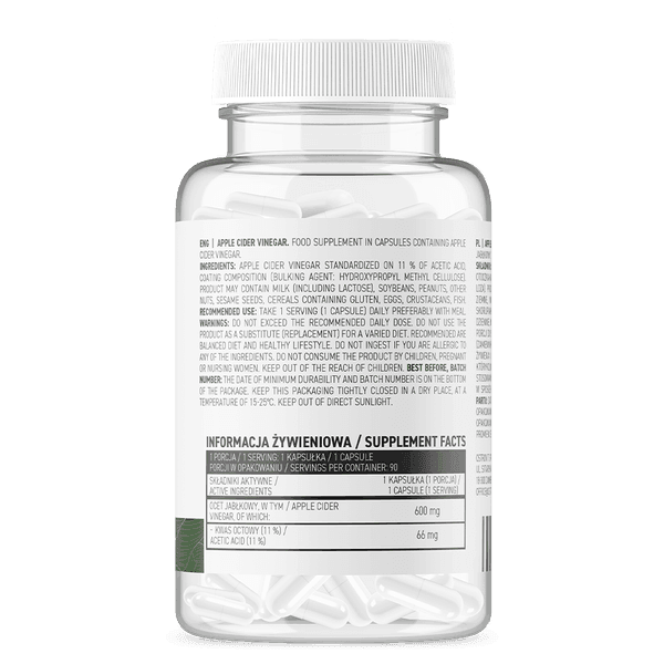 36 x Appelciderazijn 90 Capsules - Vegan - Ostrovit