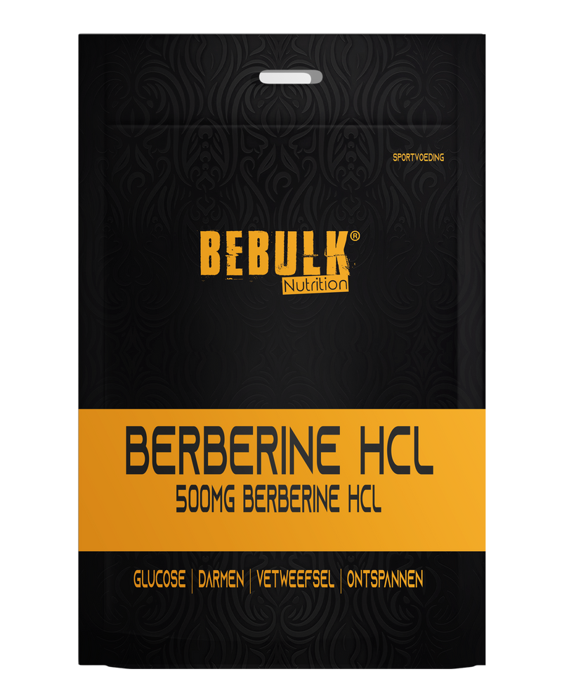 Berberine HCL 98%  500mg - Vegan - BeBulk Nutrition