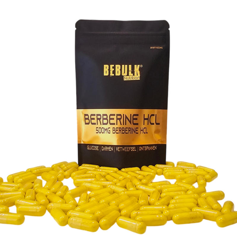 Berberine HCL 98%  500mg - Vegan - BeBulk Nutrition