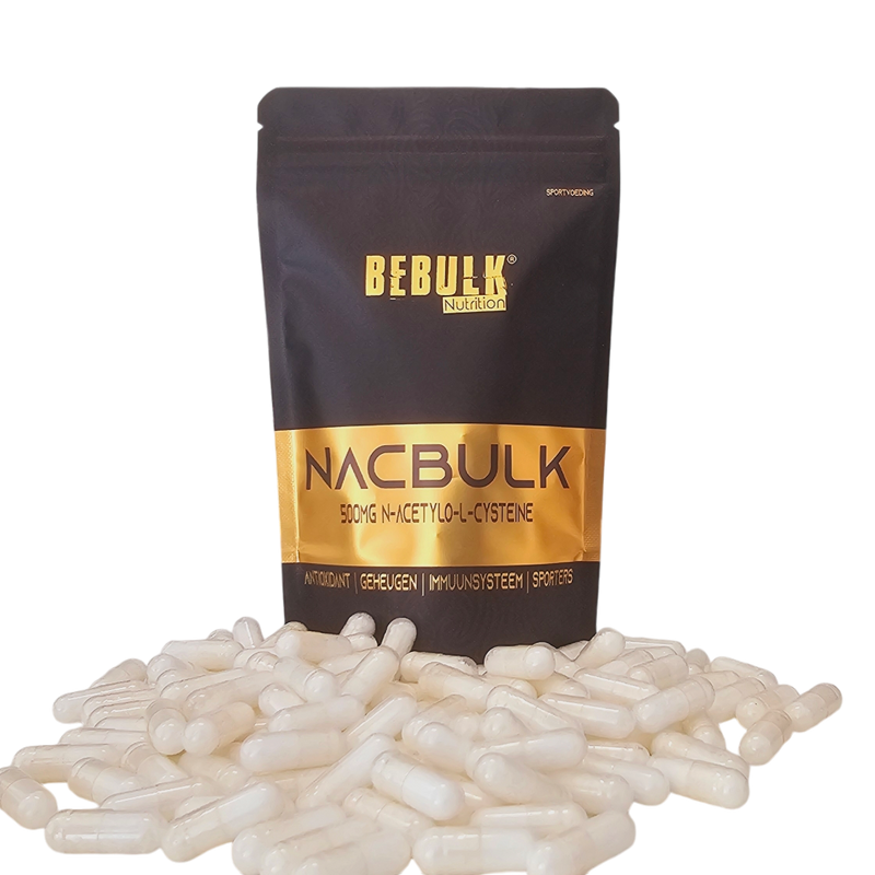 NacBulk - NAC 500 mg - Végétalien - BeBulk Nutrition 