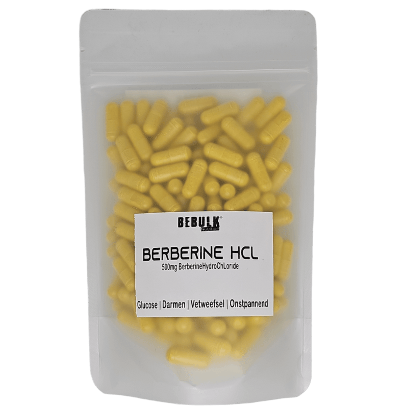 Berberine HCL 98% 500mg - Vegan - BeBulk Nutrition
