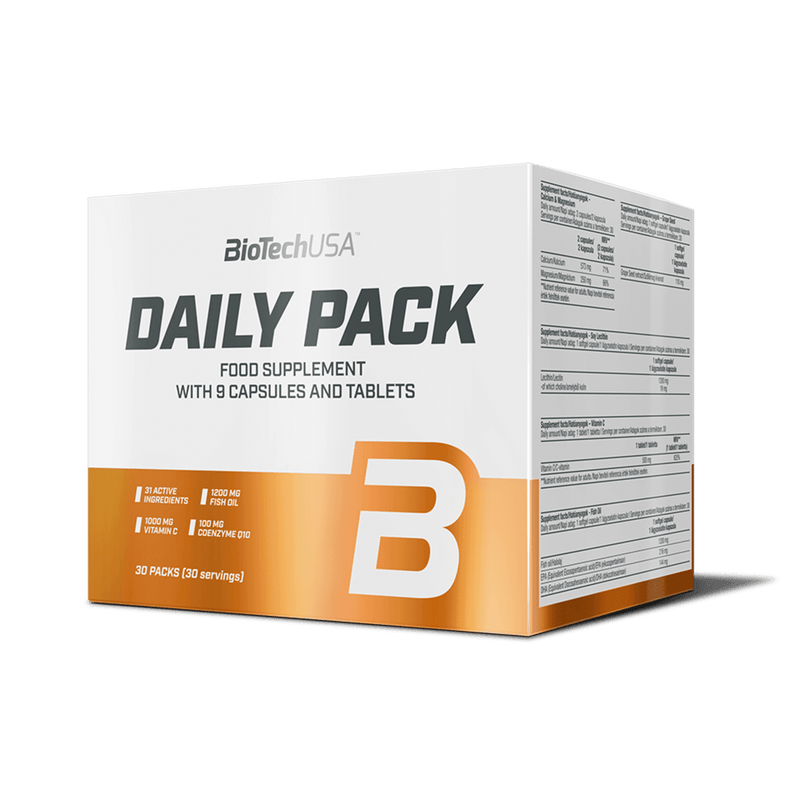 Daily Pack Vitamins & Minerals - 30 Packs - BiotechUSA