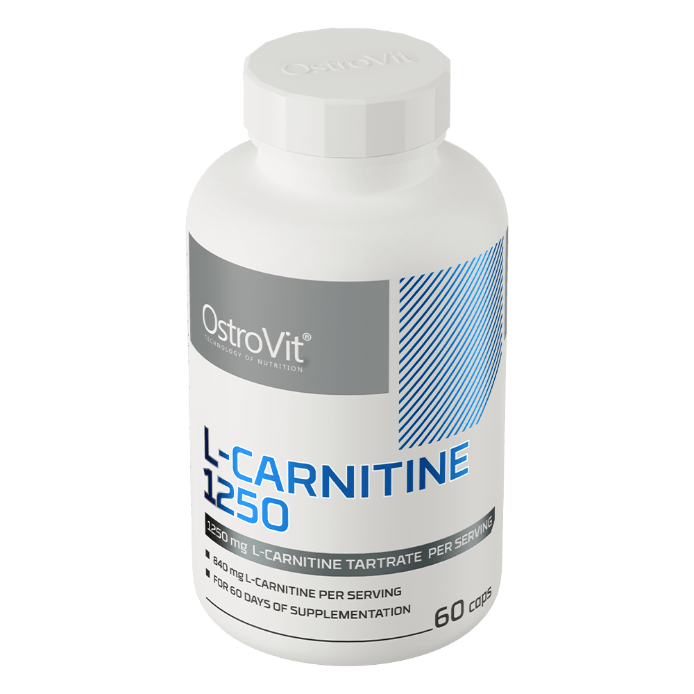 L-Carnitine Tartrate 1250mg 60 Capsules OstroVit