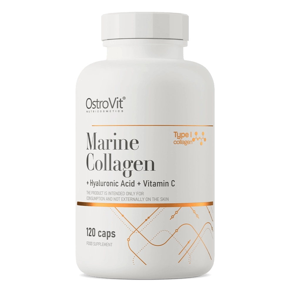 OstroVit Marine Collageen met hyaluronzuur en vitamine C 120 capsules