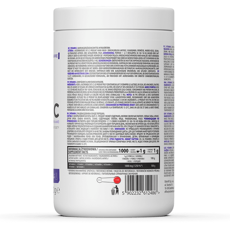 OstroVit Vitamine C 1000 g natuurlijk