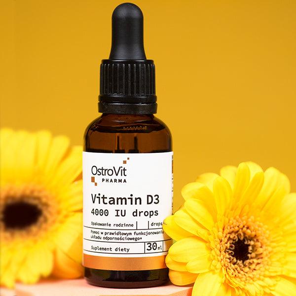 Vitamin D3 4000 IU - Druppels - Pharma - 30ml - OstroVit
