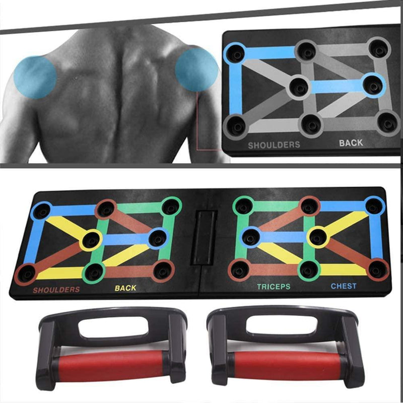 12 in 1 Push up board + Trainingsschema - Be Bulk Nutrition