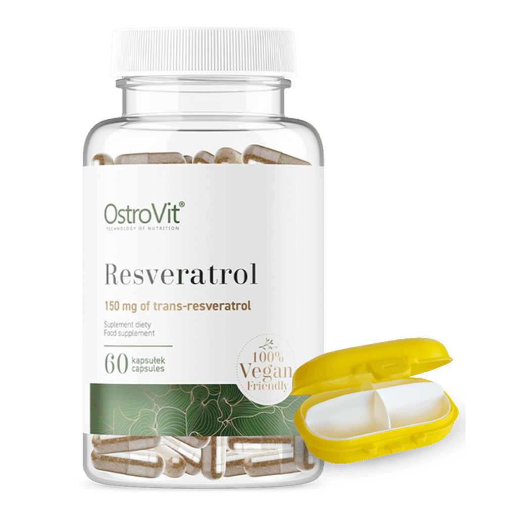 18 x OstroVit Resveratrol VEGE 60 capsules