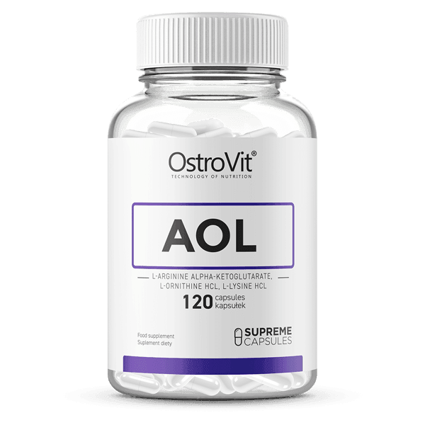 20 x AOL 1000mg L-arginine L-ornithine L-lysine - 120 Capsules - OstroVit