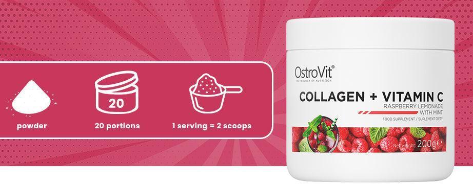 24 x OstroVit Collageen + Vitamine C 200 g