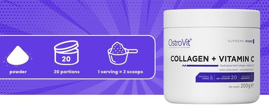 24 x OstroVit Collageen + Vitamine C 200 g