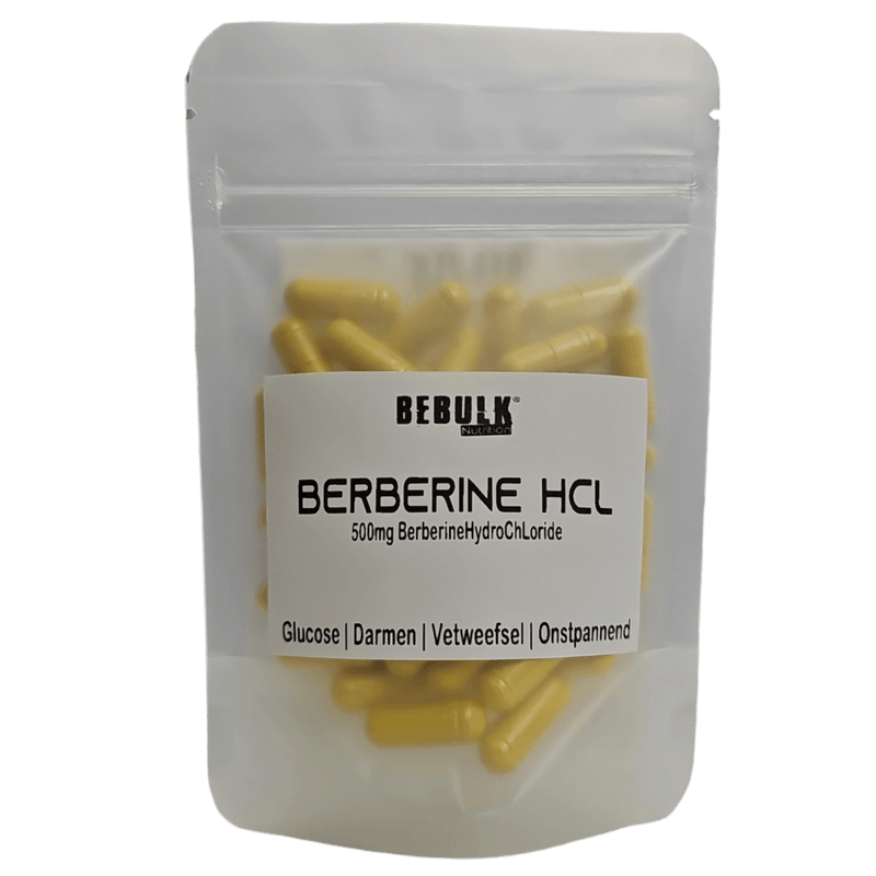 Berberine HCL 98% 500mg - Vegan - BeBulk Nutrition