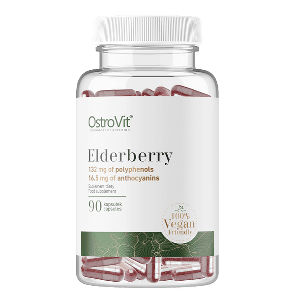 Elderberry - Vegan - 90 Capsules - OstroVit