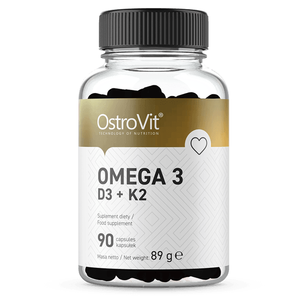 Omega 3 D3+K2 90 Softgels OstroVit