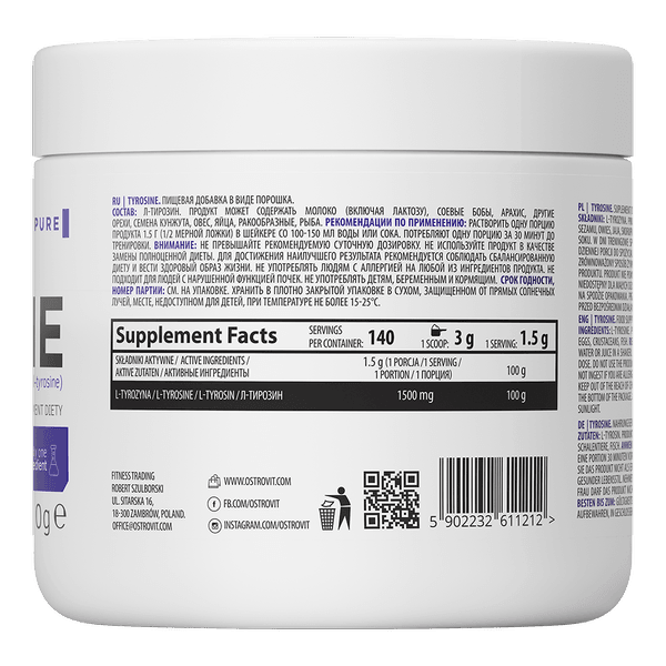 OstroVit Tyrosine 210 g