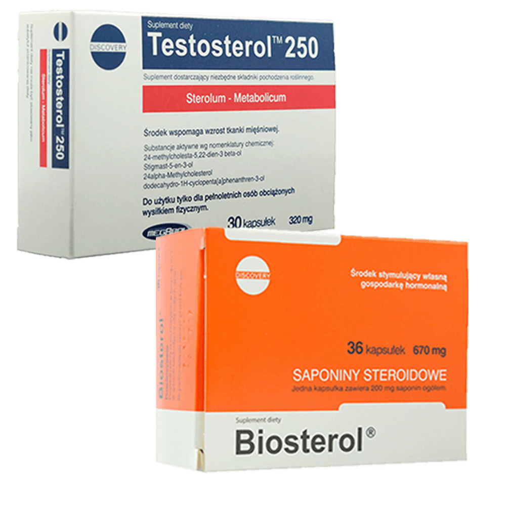 Testosterol 30 Capsules + Biosterol 30 Capsules - Megabol